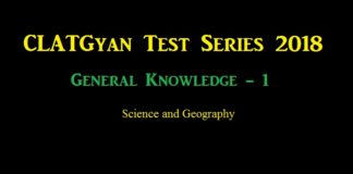 New Batch – Test Four from the CLATGyan Test Series 2018 Published